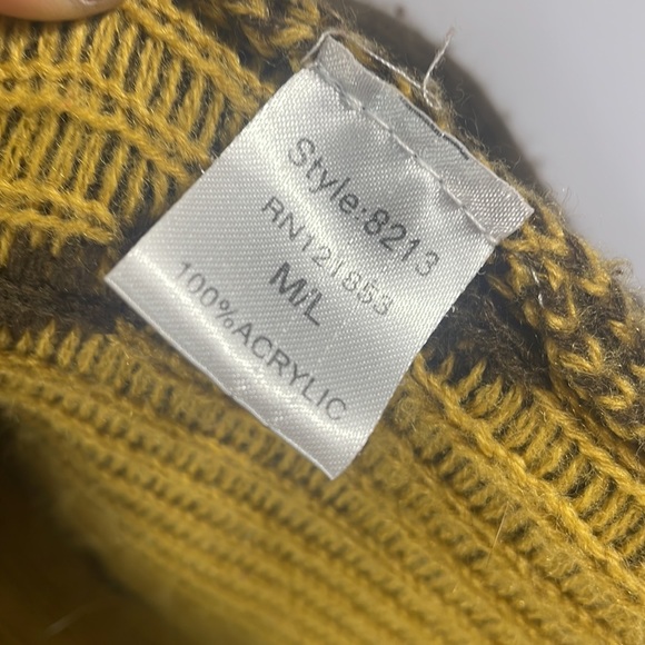 Hot & Delicious Sante Fe Cardigan, M/L, Sweater, open front, Fringe, Brown multi - Picture 8 of 10